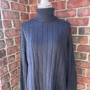 Vintage Men’s Calvin Klein Turtleneck Sweater. Color: Grey. Size:XL
